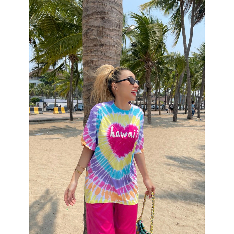 TGT | tie dye tee 🩵💛🩷✨ - รูปที่ 2