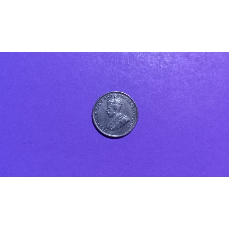( BK-392) เหรียญ  HONG KONG  1935. 10 CENTS  COIN GEORGE  V  KING  AND  EMPEROR  OF INDIA  น.น. 2.7 