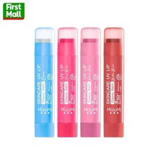MizuMi Skincare UV Lip Glassy Balm ( 3.5g ) ลิปบาล์มกันแดด SPF50+ PA++++ ปากดูอมชมพู ชุ่มชื้นยาวนาน