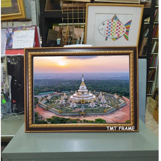 กรอบรูป ใส่รูปภาพขนาด 8x10" 8x12" A4(21x29.7cm) 10x12" ^^พร้อมกระจกใสด้านหน้า+ขาตั้ง+หูแขวน