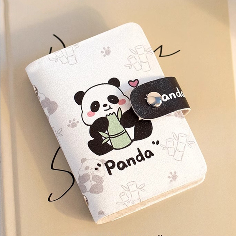 ที่เก็บการ์ด ที่ใส่บัตร กระเป๋าใส่บัตร กระเป๋าใส่นามบัตร ลายน่ารัก มี20ซอง ใส่บัตรได้ ขนาดเล็กพกพาสะดวก