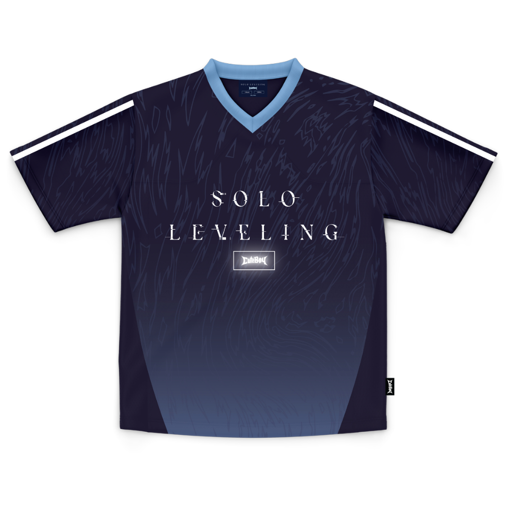 CuteBoy | Solo Leveling | JINWOO Jersey [Navy/Blue] เสื้อกีฬา แขนสั้น
