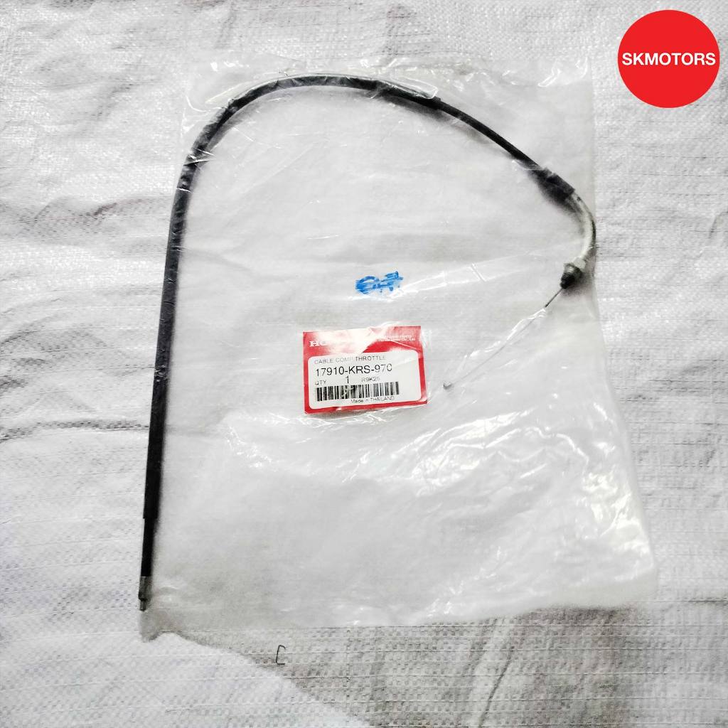 สายคันเร่ง รหัสสินค้า 17910-KRS-970 สำหรับรถ HONDA NF100MS/MD/S/D แท้เบิกศูนย์100%