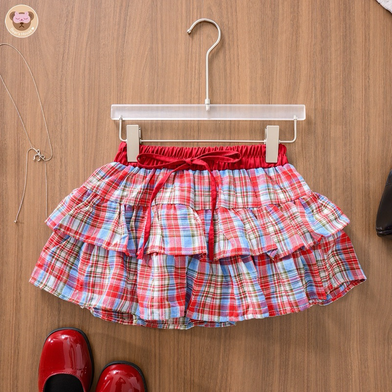 Belly Scott Skirt กระโปรงลายสก็อต ผู้หญิง เสื้อผ้าแฟชั่นมาใหม่ - รูปที่ 4