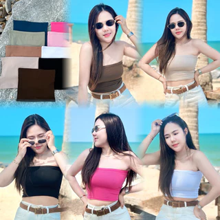 SIS Tube เสื้อเกาะอก ผ้ายูนิสวยมากกกกกก🌊🍒พร้อมส่ง