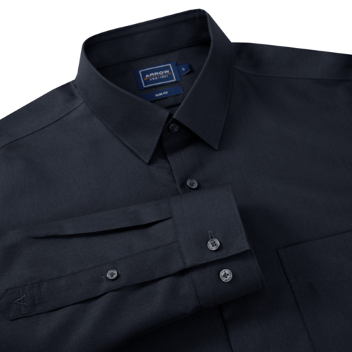 آرو قميص Non Iron بأكمام طويلة Comfort Fit ـ كحلي — صورة 3