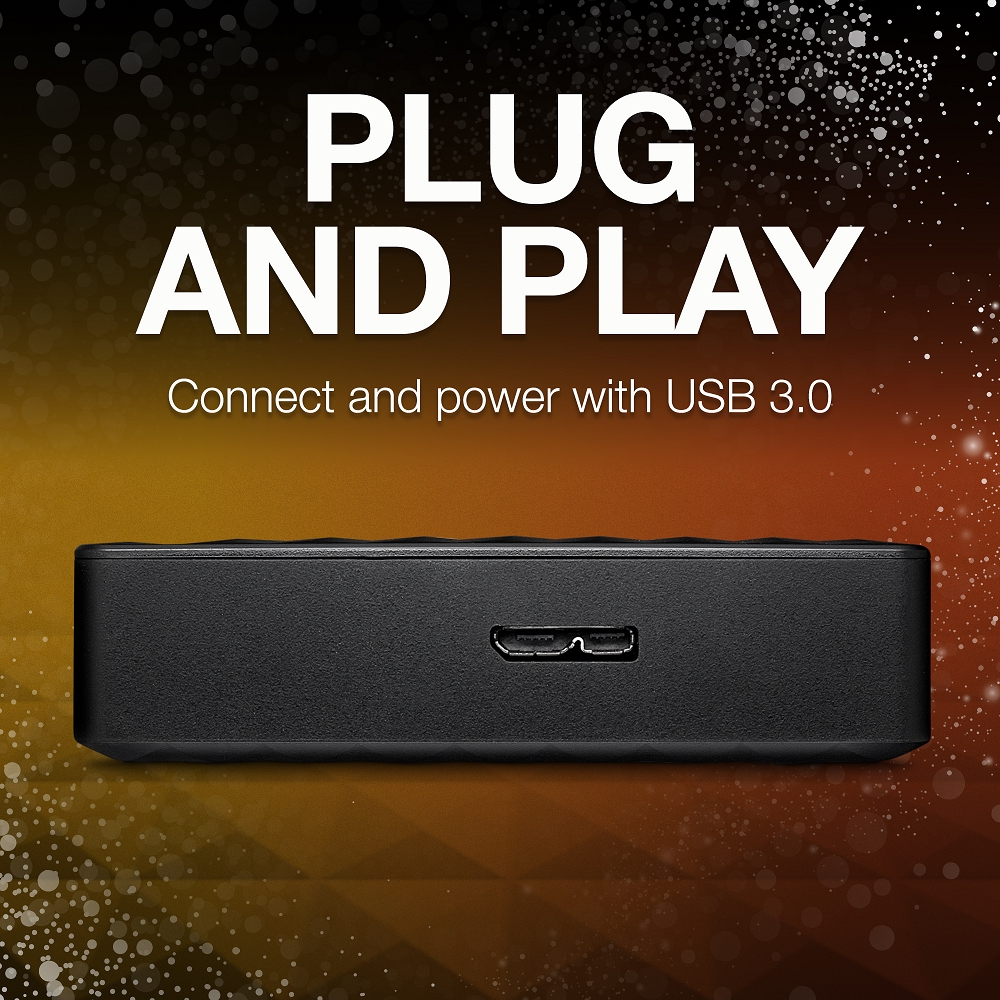 Seagate ฮาร์ดดิสก์พกพา External Hard Disk 2TB/1TB HDD External USB3.0 2.5" ฮาร์ดดิสก์ External การประกันคุณภาพ