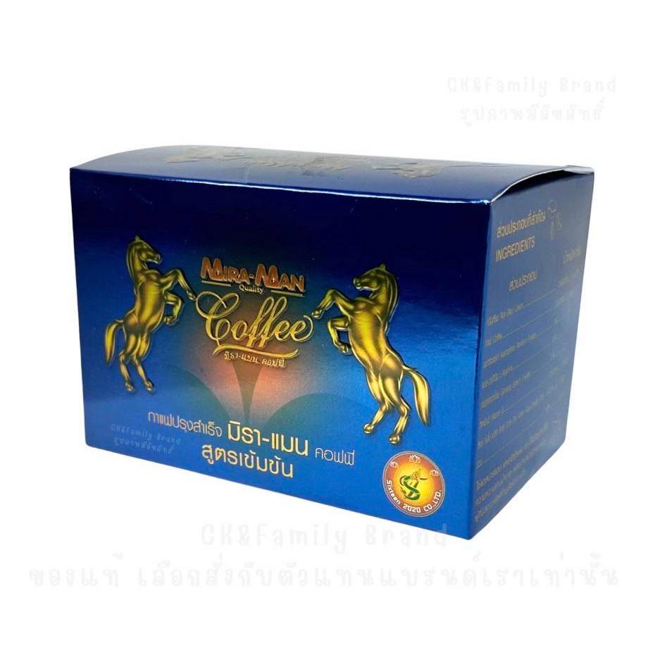 มิราแมน Miraman Coffee กาแฟสมุนไพร 100% สูตรเข้มข้รสำหรับคุณผู้ชาย 1 กล่อง