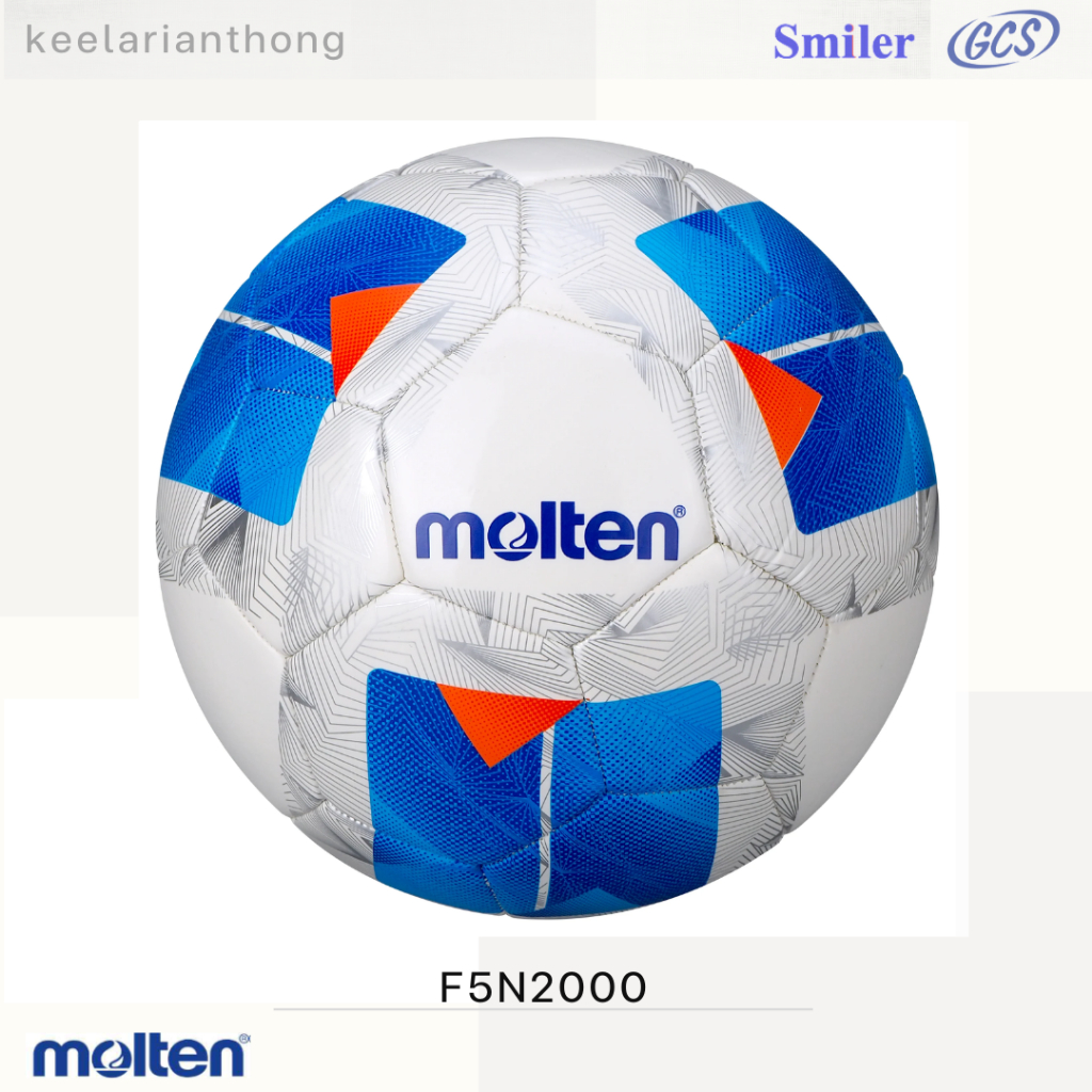 molten  F5N2000 ฟุตบอลมอลเทนหนังเย็บTPU VANTAGGIO