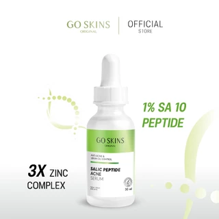 GO SKINS SALIC PEPTIDE ACNE SERUM 30 ML เซรั่ม ลดสิว ลดการอักเสบ คุมมัน ผิวแพ้ง่าย