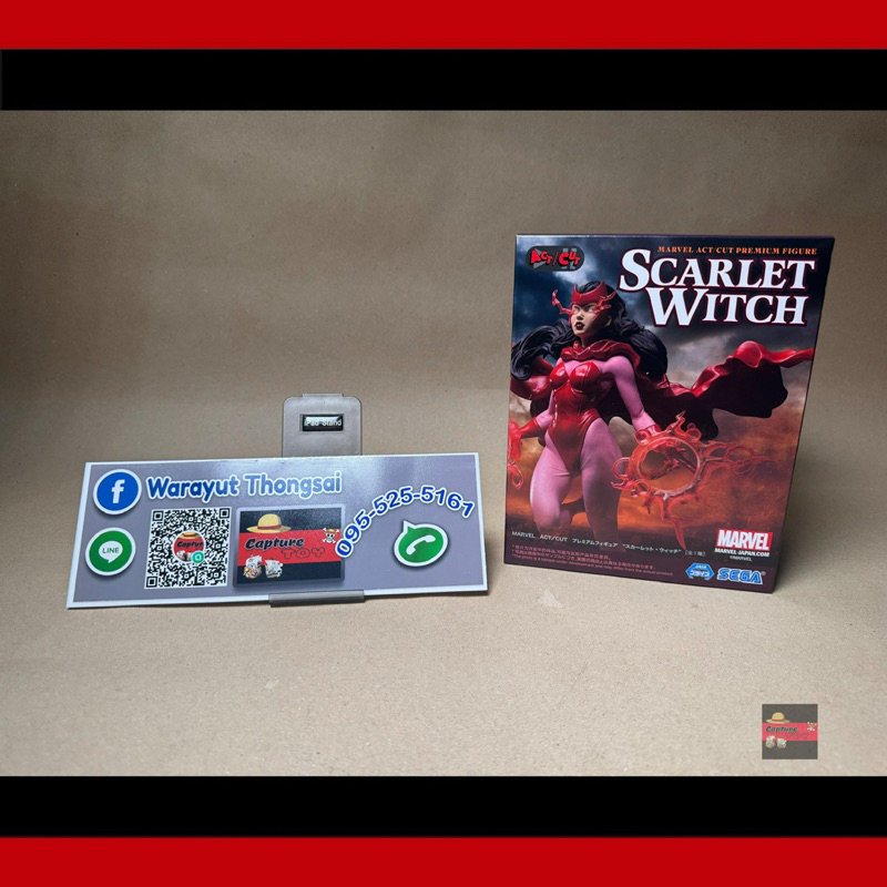 Avengers - Scarlet Witch - ACT/CUT Premium Figure (SEGA) ฟิกเกอร์ อเวนเจอร์ส สกาเล็ต วิทช์