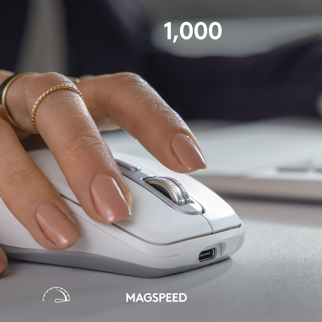 Logitech MX Keys S Advanced Wireless + MX Anywhere 3S Compact Wireless Mouse (คีย์บอร์ด&เมาส์)
