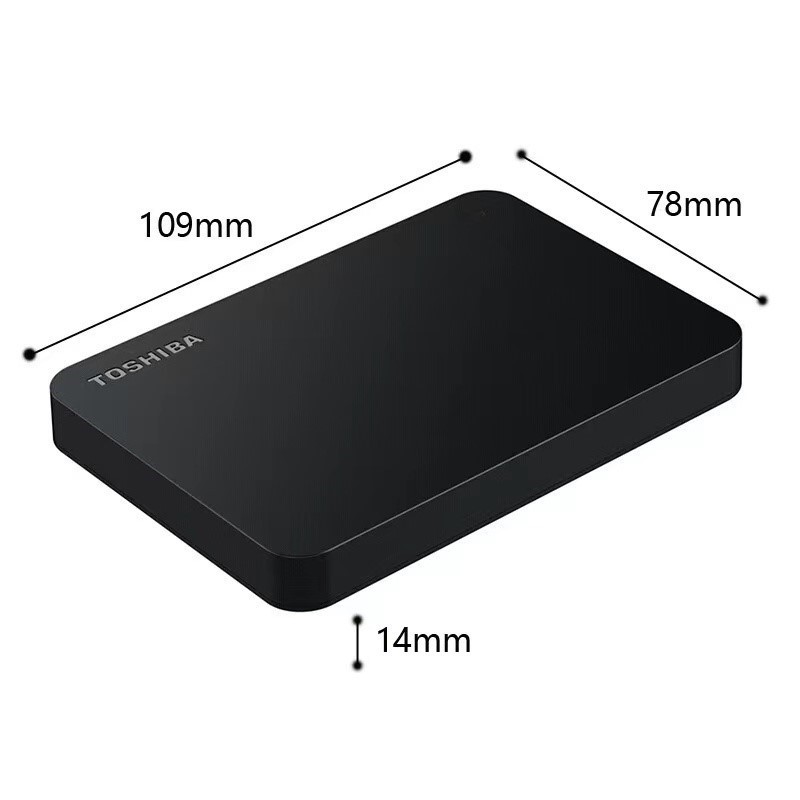 Toshiba External Hard Disk HDD 1TB / 2TB ความเร็วสูง USB 3.0 ฮาร์ดไดรฟ์ภายนอก เหมาะสำหรับโน๊ตบุ๊คและเดสก์ท็อป