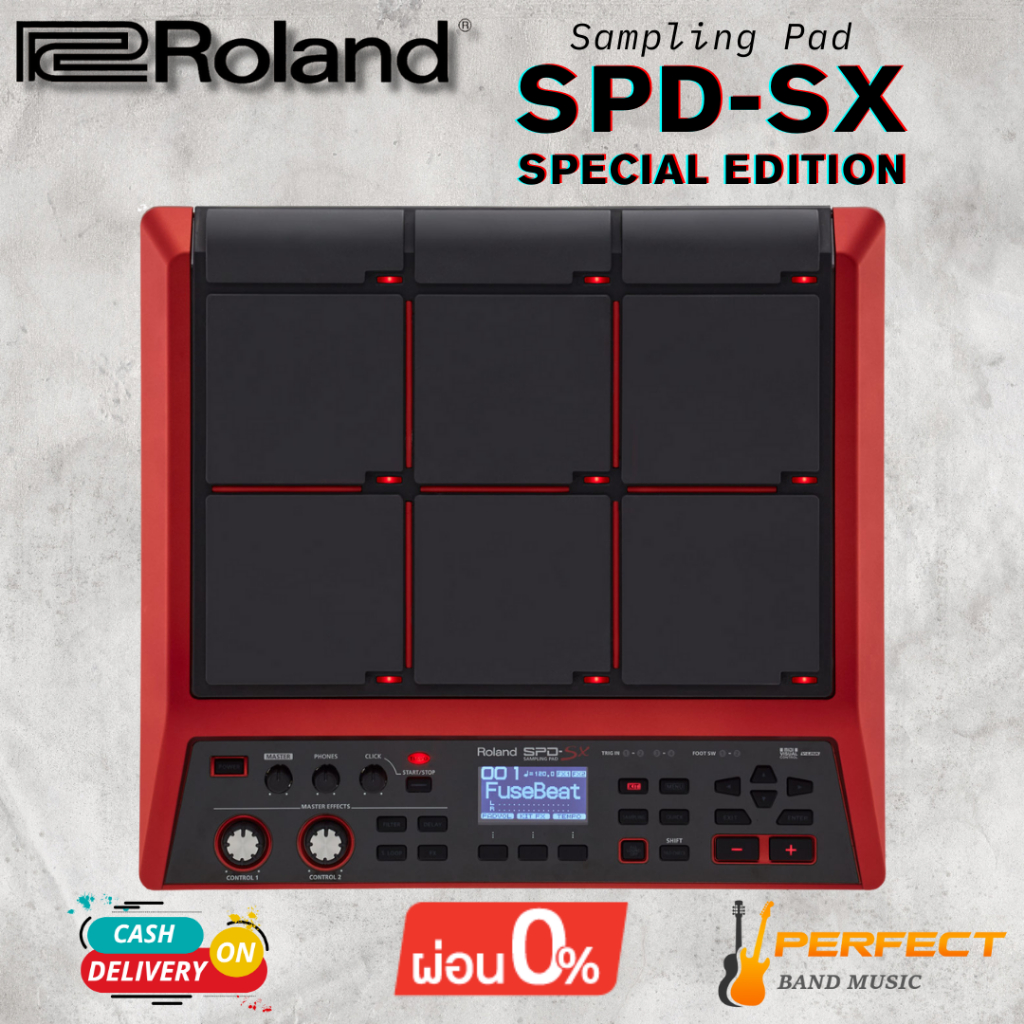 แพดกลองไฟฟ้า Roland SPD-SX Special Edition Sampling Pad [ผ่อน 0% 10เดือน]