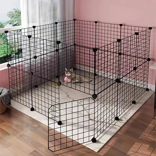 🔥🔥[ขายตรงโรงงาน] DIY รั้วกั้นสุนัข คอกกั้นสัตว์ บ้านหนูแกสบี้ กรง diy กรงสุนัข กรงกระต่าย กรงหมา ประกอบได้หลากหลายรูปทรง