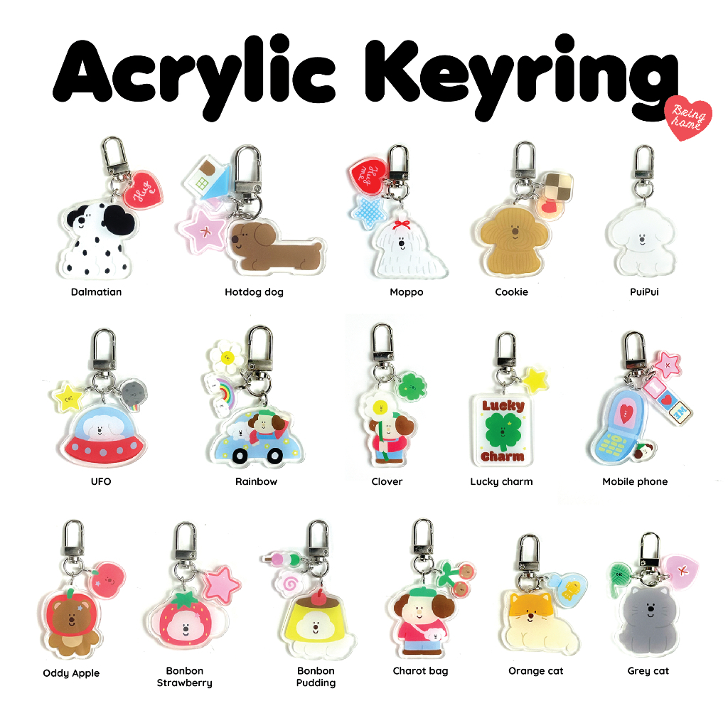 Bringhome Acrylic keyring พวงกุญแจอะคริลิค