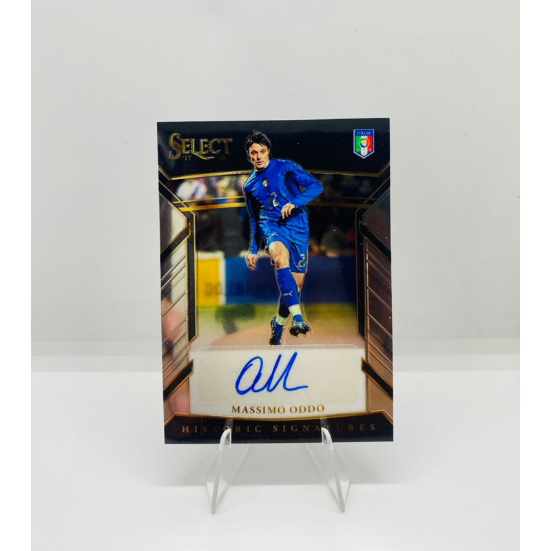 🇮🇹การ์ดฟุตบอล✍🏼ลายเซ็น MASSIMO ODDO  HISTORIC SIGNATURES /299 2017-18 PANINI-SELECT SOCCER