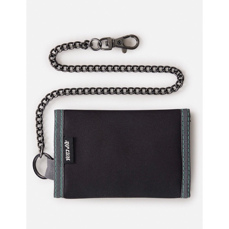 RIPCURL กระเป๋าตังค์ผ้า3พับ ( มีโซ่ ) 02EMWA KIDS CHAIN SURF WALLET A25 สินค้ามือ1 แท้shop ป้ายห้อย