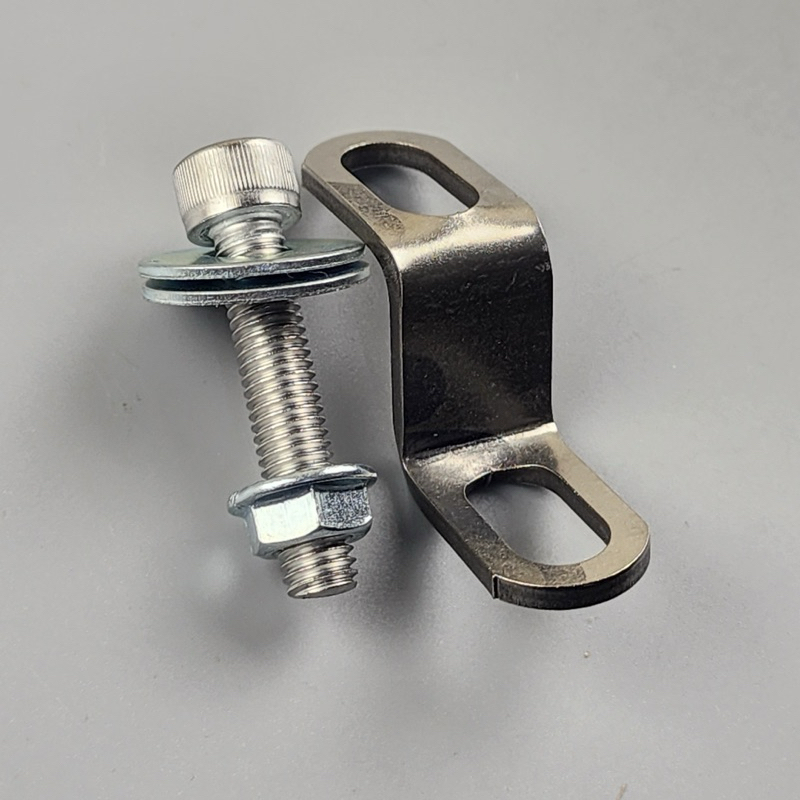 ขาจับท่อพร้อมน็อต น็อตเลสแท้ ขาจับเลสแท้หนา(3mm)