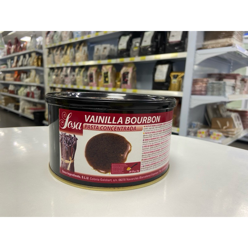 SOSA BOURBON VANILLA CONCENTRATED PASTE 1.5kg