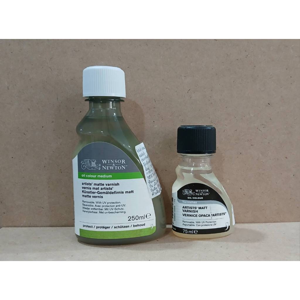Artist' Matt Varnish Winsor & Newton วินเซอร์แอนด์นิวตัน 75 / 250 ml.