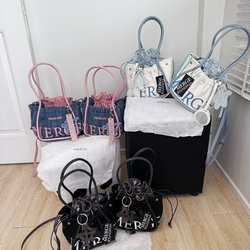 🇹🇭BSพร้อมส่งจากไทย กระเป๋า MERGE งาน 1:1 รุ่นไม่มีกล่องงานเหมือนเคาท์เตอร์