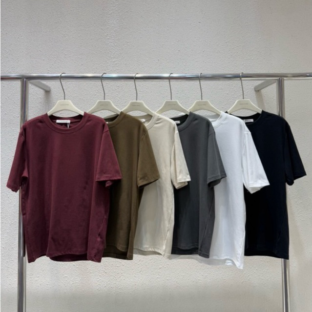 เสื้อยืดรุ่นใหม่ล่าสุด!! คอกลม ทรงโอเวอร์ไซส์ ผ้านุ่มใส่สบาย cotton premium (24020)