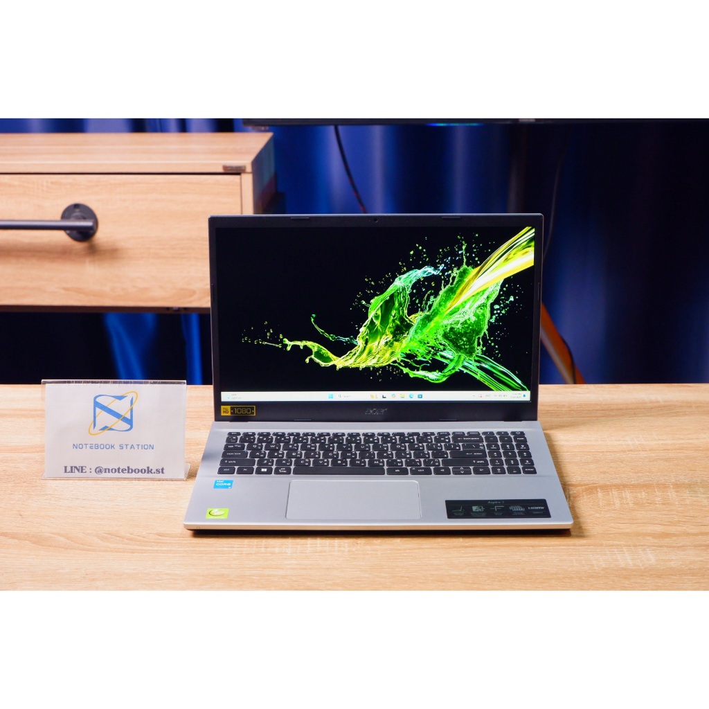 Acer Aspire 3 i3-1215U Ram8 SSD512 จอ15.6 FHD สเปคดี ดีไซน์บางเบา มีประกันศูนย์ ขายเพียง 10,800.-เท่