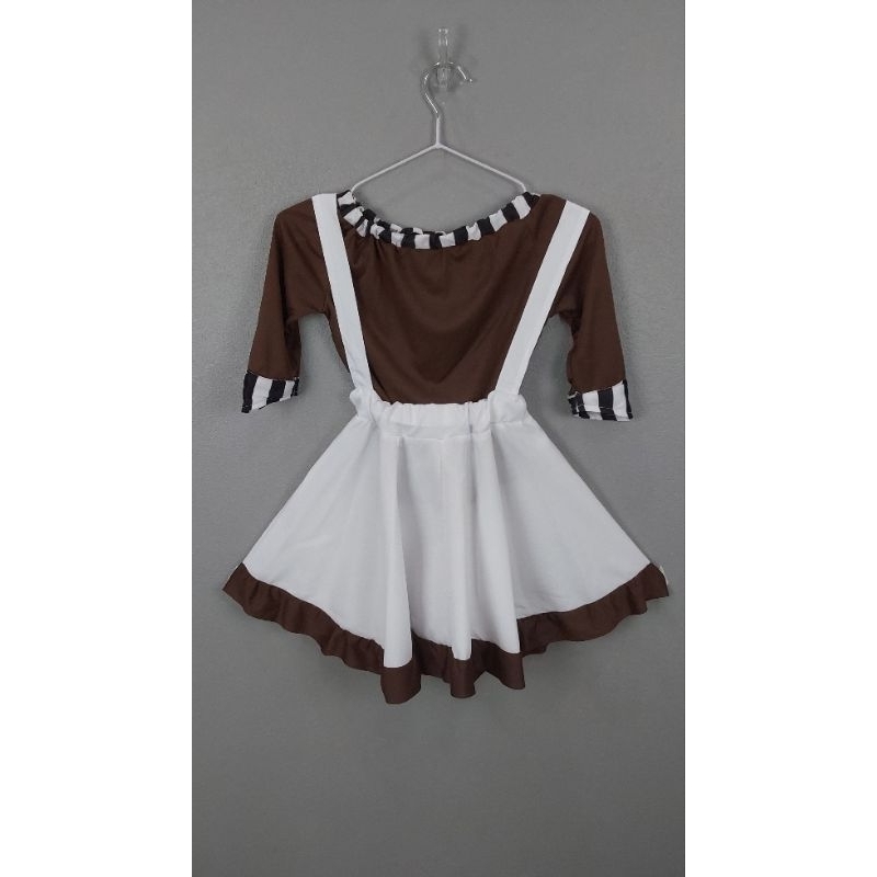 ชุดแฟนซี ชุดคอสเพลย์ Chocolate EIf เด็ก เสื้อ+เอี๊ยม