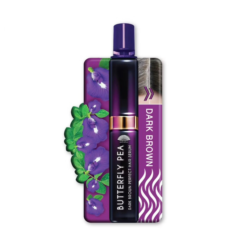 เมจิ บัตเตอร์ฟลาย พี ดาร์ก บราวน์ เพอร์เฟค แฮร์ เซรั่ม 3 กรัม