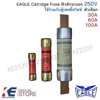EAGLE ฟิวส์กระบอก 250V 30A 60A 100A Cartridge FUSE สำหรับใส่…