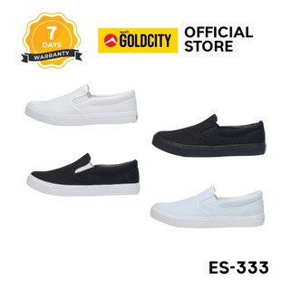 GOLDCITY รองเท้าสลิปออน LIMITED UNISEX พื้นยางพารา กันลื่น ใส่สบาย ใส่ได้ทุกวัน (36-45) รุ่น ES333