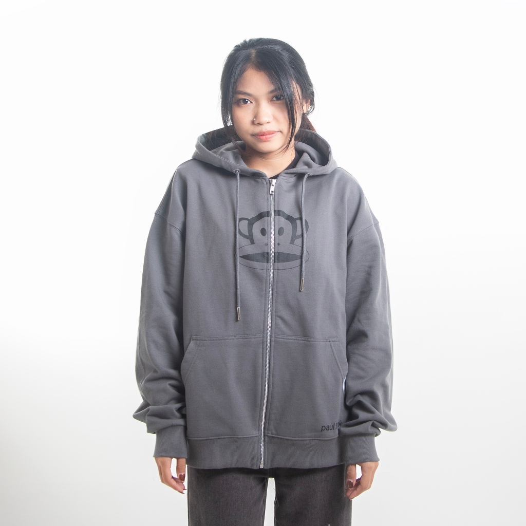 2025 PAUL FRANK เสื้อฮู้ดใส่ได้ทั้งชายและหญิง CLASSIC JULIUS ZIPHOOD