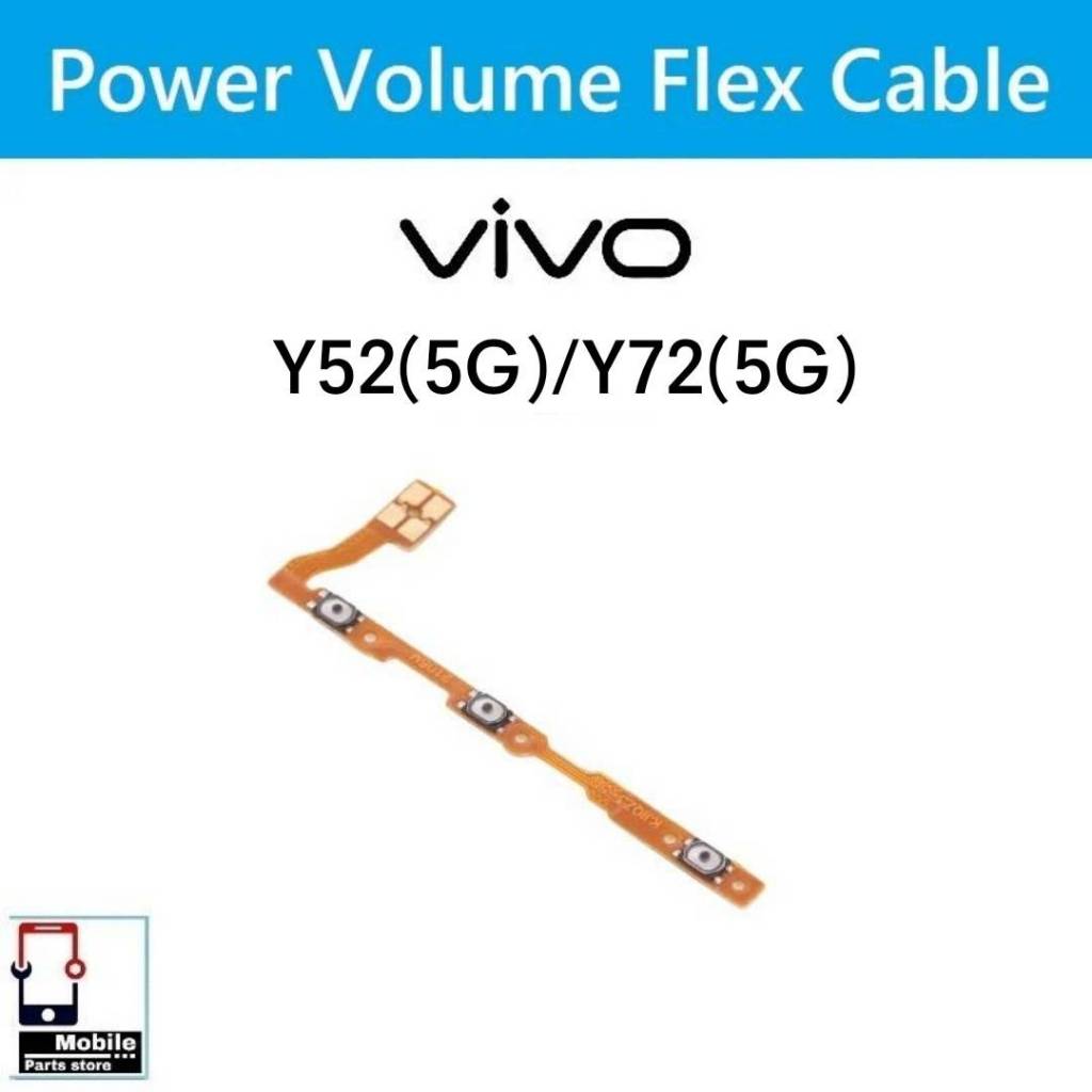 แพรสวิตช์ Vivo Y52/5G , Y72/5G แพรpower แพรปิดเปิด Power&Volume Button Flex Cable Y52 / Y72