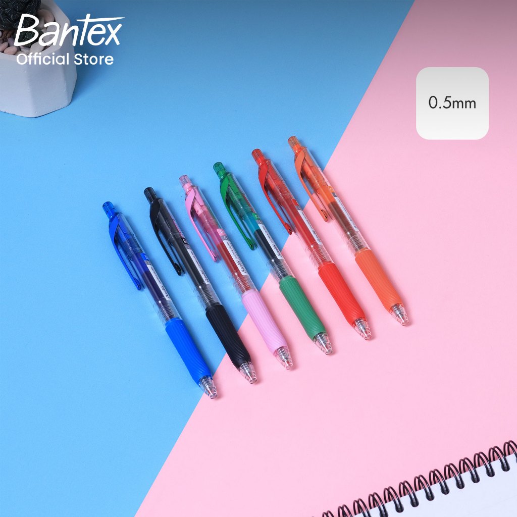 Bantex ปากกาเจล 0.5 มม. มีให้เลือก 6 สี เขียนลื่น แห้งไว ไม่ซึมเปื้อน Pentel EnerGel ราคา ถูกที่สุด ดีลบีเคเค แกลเลอรีภาพที่ 5