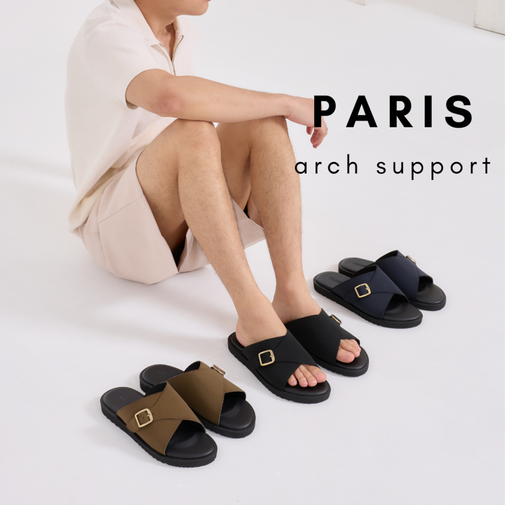 🔥 ลด 30% โค้ดคุ้ม PARIS รองเท้าแตะหนังแท้มีซัพพอร์ทเท้า