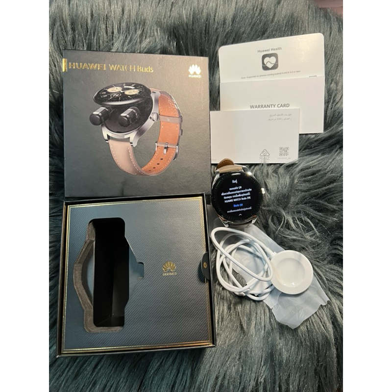 ‼️เคลียร์สต๊อกครับ‼️ สมาร์ทวอทช์ HUAWEI Watch Buds khaki มือ 2 สภาพ 95% สวยๆครับ อุปกรณ์ครบยกกล่องการใช้งานปกติ