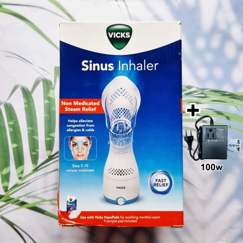 (Vicks®) Personal Sinus Steam Inhaler with Soft Face Mask, Model VIH200V2/or VIH200WMV1  วิคส์ เครื่