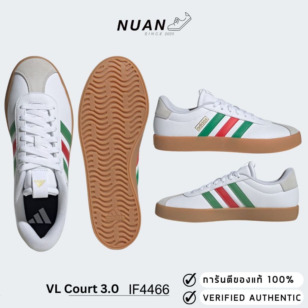 Adidas VL Court 3.0 IF4464 , IF4465 , IF4466 การันตี ของเเท้ 100% รองเท้าแฟชั่น รองเท้าลำลอง