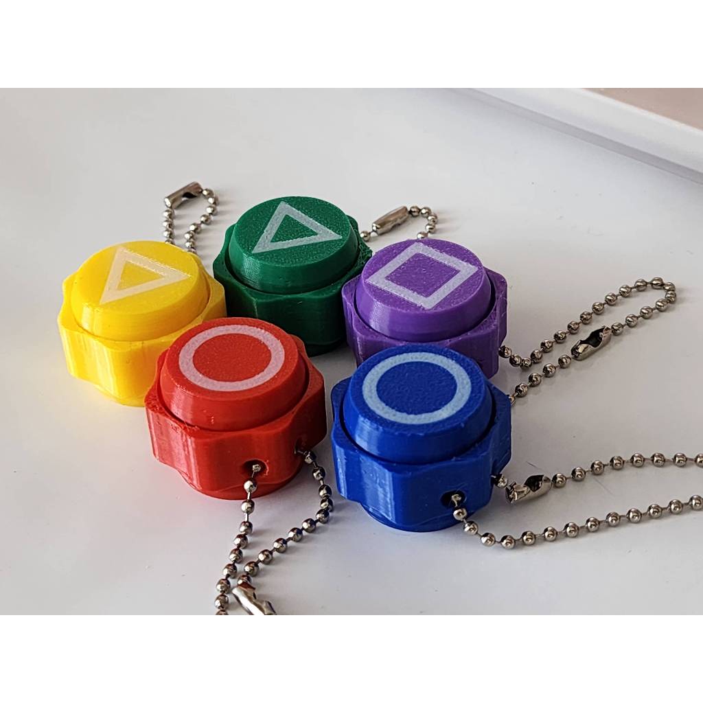 พวงกุญแจ Squid Key – พกไว้ รอดชัวร์! Keycaps [Squid game] พร้อมส่งจากไทย