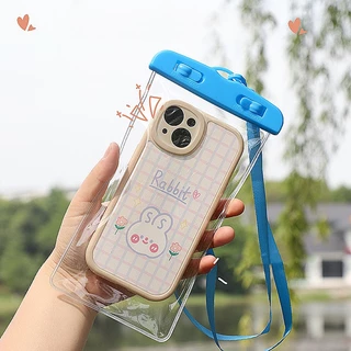 PINMU [4 ชิ้น ขาย 59 บาท] กระเป๋ากันน้ำสำหรับโทรศัพท์มือถือสงกรานต์มือถือป้องกันป้องกันได้ดี