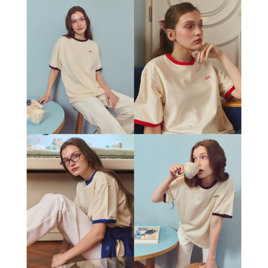 Before Sunset - ROLL OVERSIZED TEE เสื้อยืดทรงโอเวอร์ไซส์ เล่นสีกุ๊น