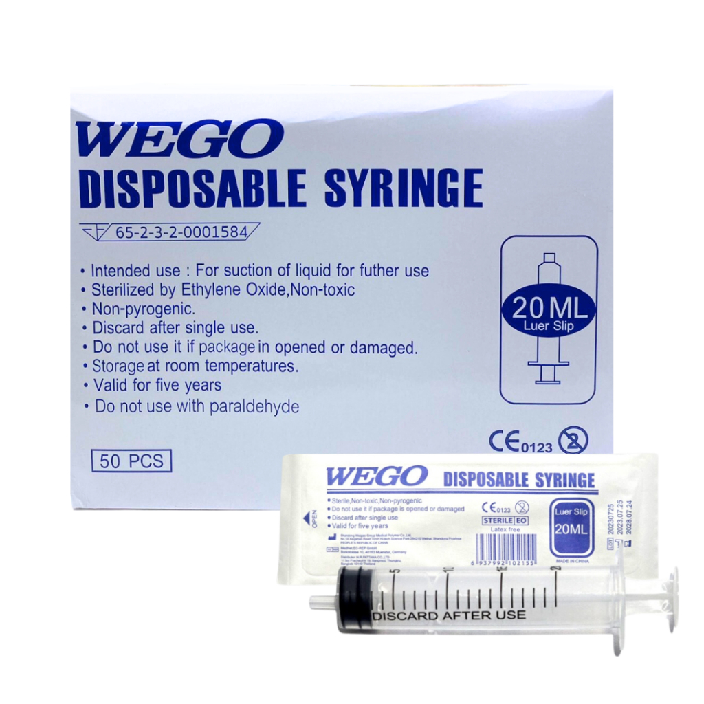 [ยกกล่อง] WEGO Syring  ไซริงค์ หลอด-กระบอกฉีดยา ล้างจมูก ป้อนยาเด็ก - รูปที่ 3