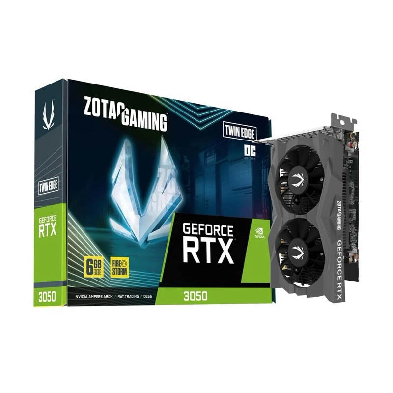ZOTAC RTX3050 TWIN EDGE OC 6GB (การ์ดจอมือสอง)