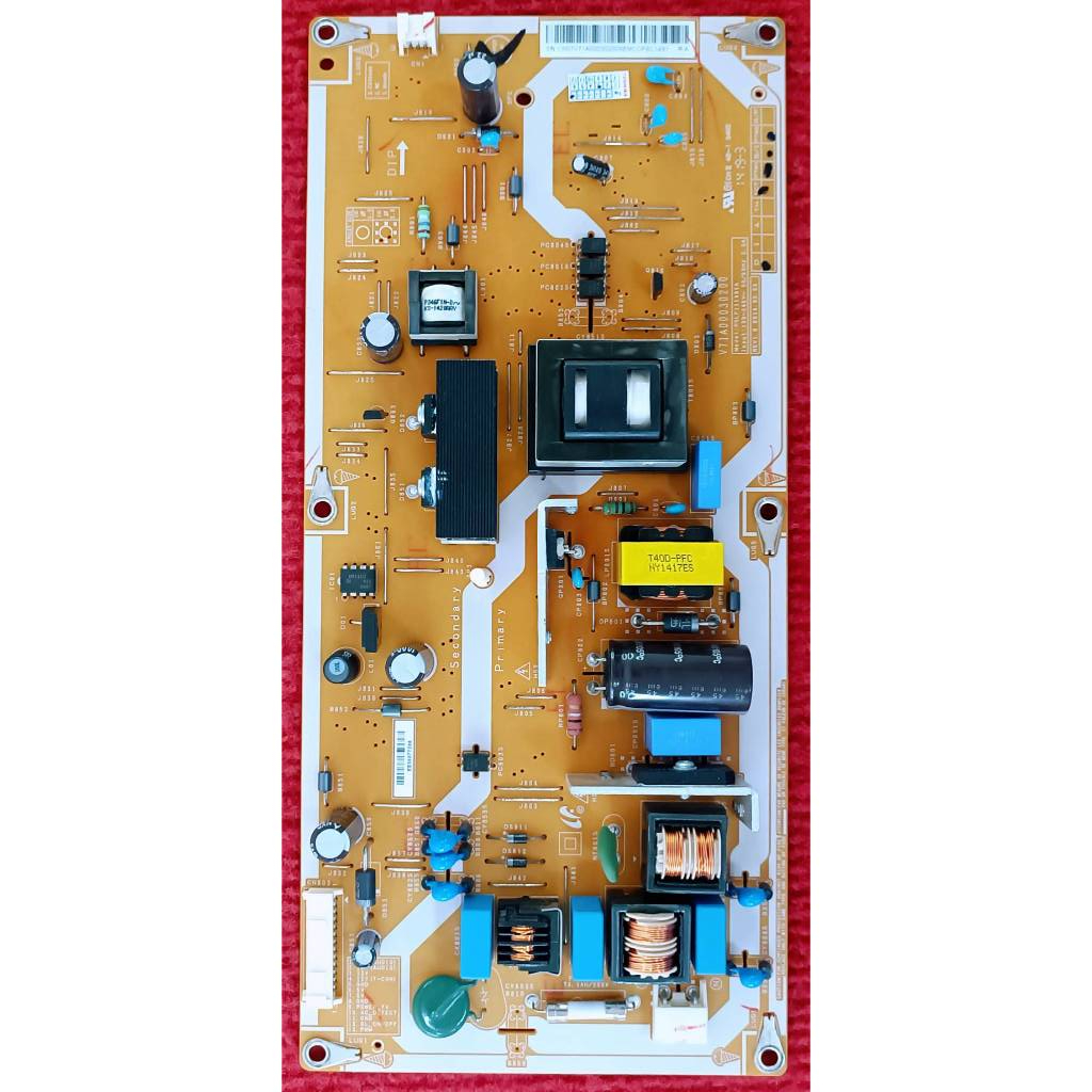 เพาเวอร์ซัพพลายทีวี TOSHIBA ใช้กับรุ่น 40L2450VT , 40L5450VT พาสบอร์ด  V71A00030200