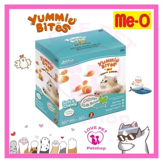 (ยกกล่อง)Me-O Yummie Bites มีโอยัมมี่ไบร์ท ขนมแมวขนาด 30gx12 ซอง