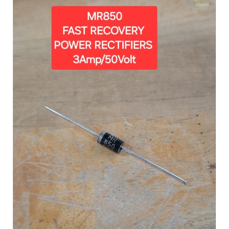 MR850 FAST RECOVERY﻿POWER RECTIFIERS﻿ (3Amp/50Volt)(ห่อละ10ตัว)(ราคาห่อละ)