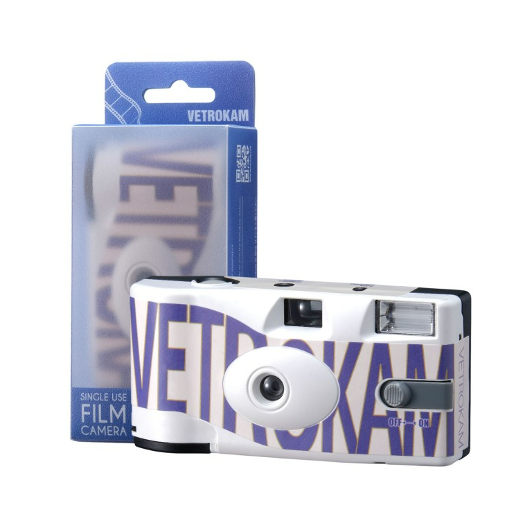 กล้องฟิล์มใช้แล้วทิ้ง VETROKAM 400 27exp Color Single Use Film Camera 35mm Flash กล้องฟิล์ม Disposab