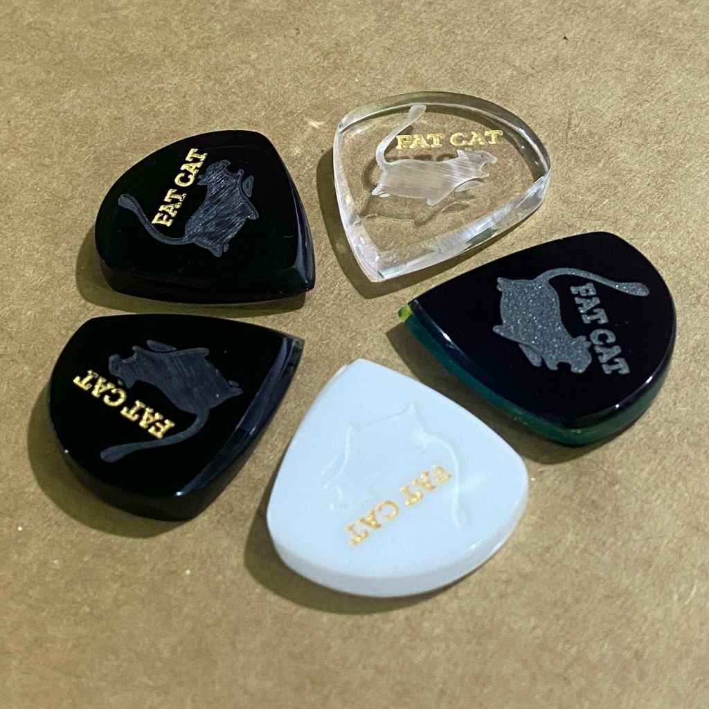 ปิ๊กกีตาร์ ปิ๊กเบส Speed Angle All New "FATCAT" หนา 5mm.