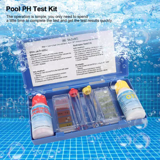 ชุดวัดค่า pH และ วัดค่าคลอรีน สระว่ายน้ำ Pool Test Kit pH ตรวจสอบคุณภาพน้ำในสระว่ายน้ำ